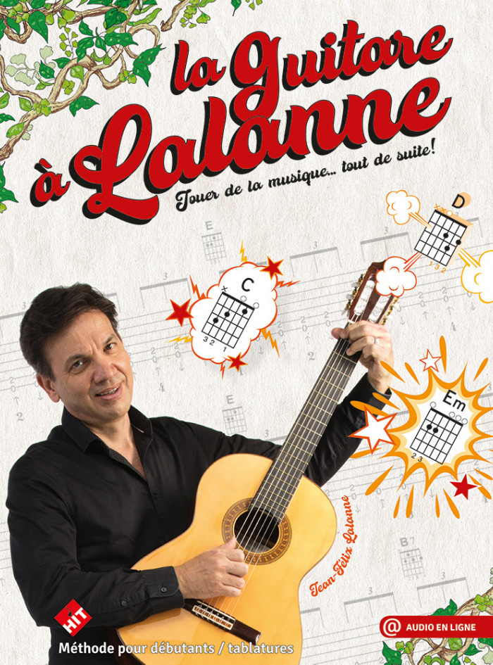 La guitare à Lalanne, méthode de guitare débutant en tablatures et sans prise de tête